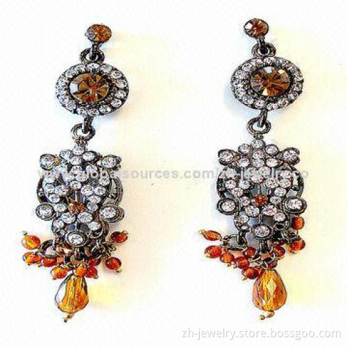 Plain/Black Metal Fashion Hoop Earrings, Customized Orders are Accepted